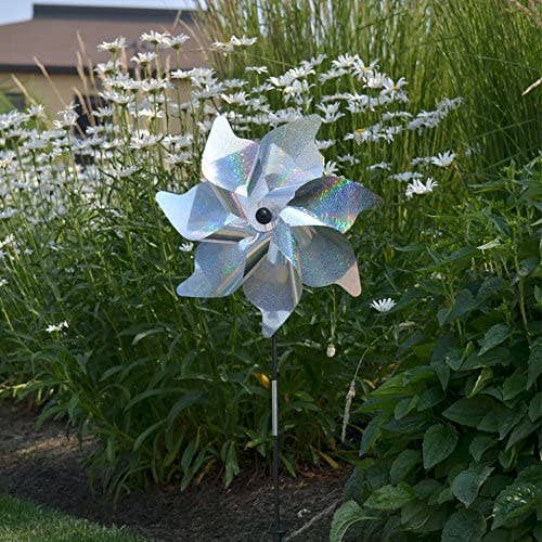 BIG Silver Sparkle Pinwheel (18