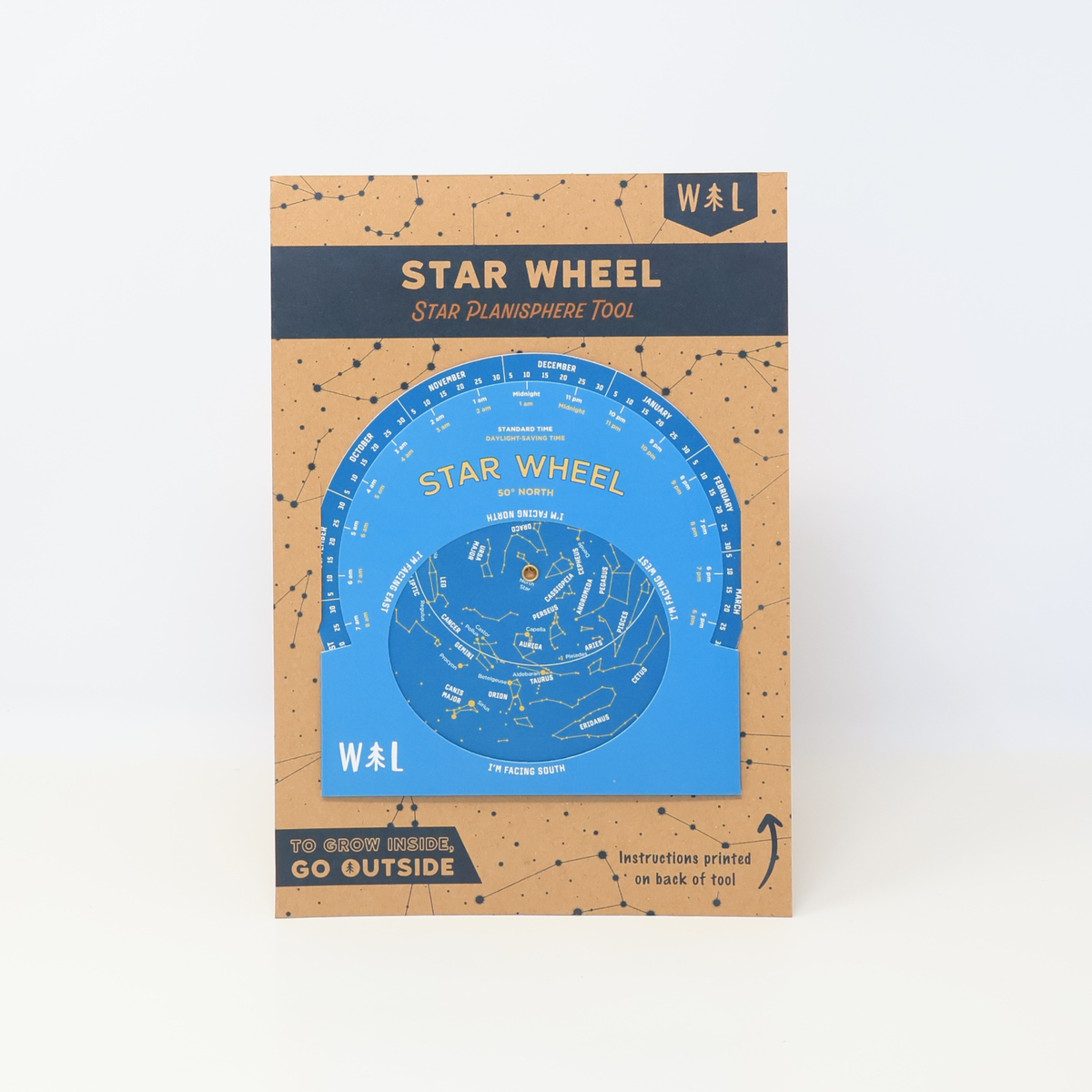 Star Planisphere Wheel – Bench Pressed Letterpress
