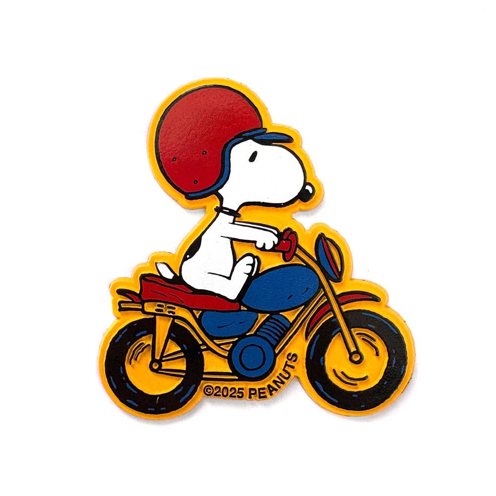Snoopy Easy Rider Classic Fridge Magnet – Bench Pressed Letterpress