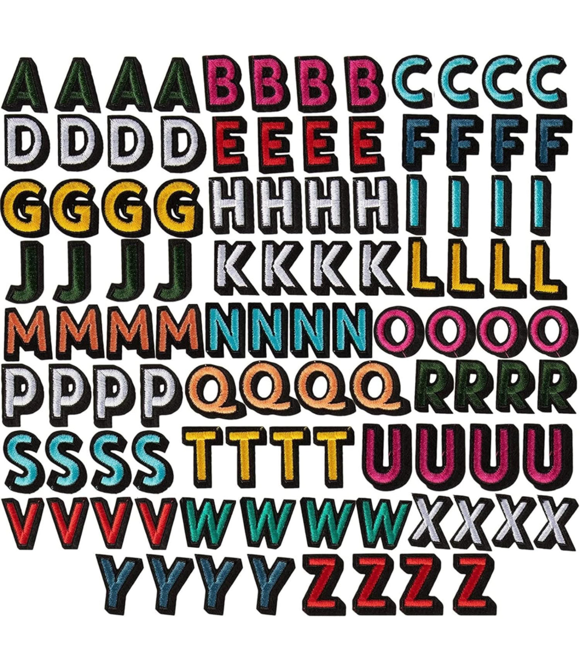 Iron-on Letter Patch – Bench Pressed Letterpress