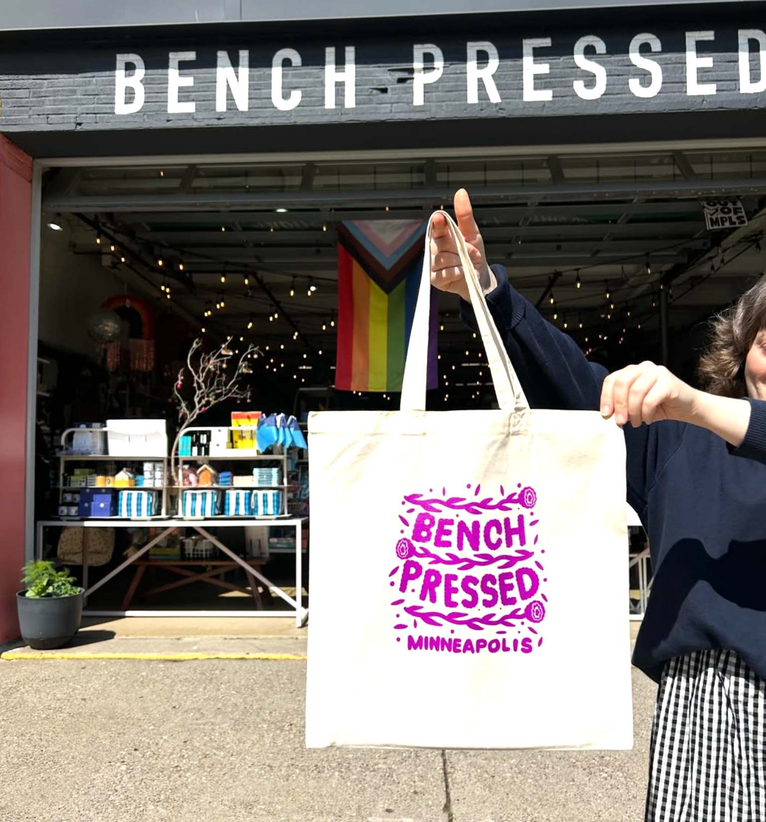 Bench Pressed Merch & Stickers & Buttons – Bench Pressed Letterpress