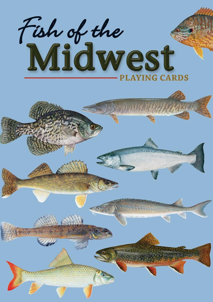Fish of the Midwest Playing Cards – Bench Pressed Letterpress
