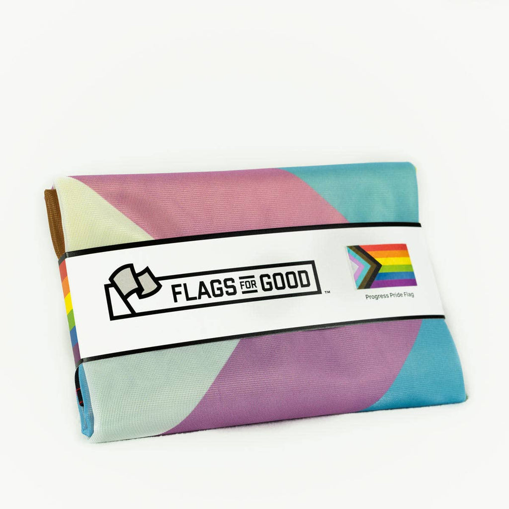 Progress Plus Flag Progress Pride Flag (Licensed) – Bench Pressed Letterpress
